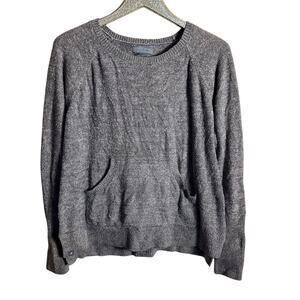 Barefoot Dreams Cozy Chic Lite Gray Pullover Sweater